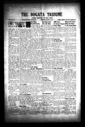 Primary view of object titled 'The Bogata Tribune (Bogata, Tex.), Vol. 1, No. 43, Ed. 1 Thursday, March 12, 1959'.