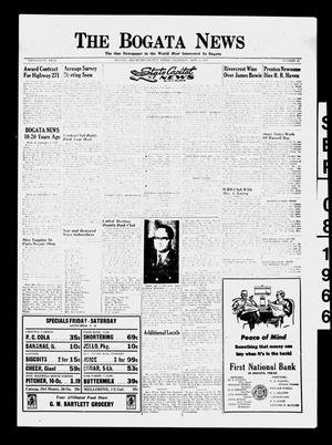 Primary view of object titled 'The Bogata News (Bogata, Tex.), Vol. 56, No. 48, Ed. 1 Thursday, September 8, 1966'.