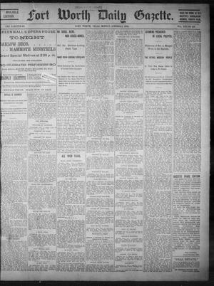 Primary view of object titled 'Fort Worth Daily Gazette. (Fort Worth, Tex.), Vol. 17, No. 313, Ed. 1, Monday, October 2, 1893'.