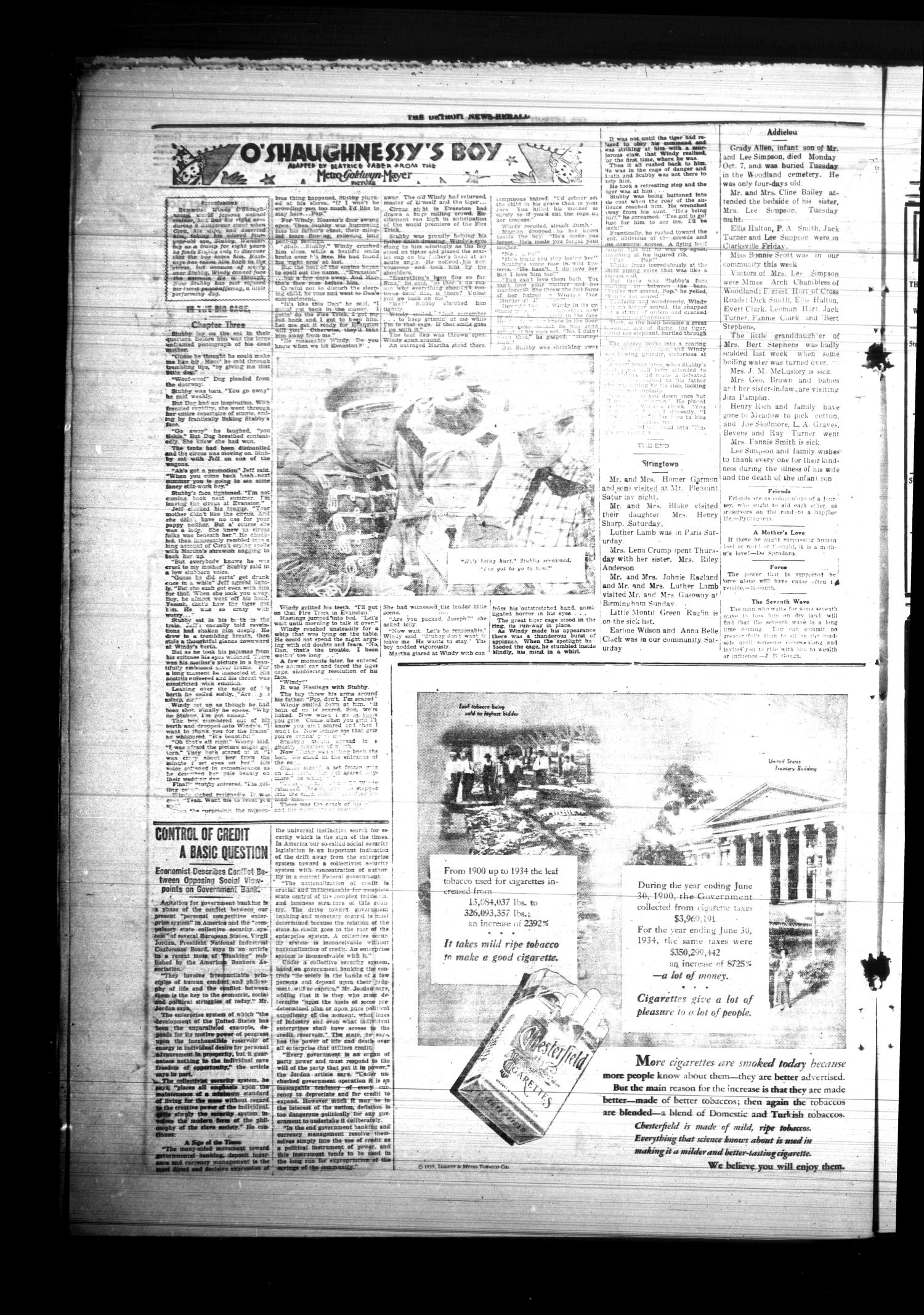 The Detroit News-Herald (Detroit, Tex.), Vol. 8, No. 28, Ed. 1 Thursday, October 17, 1935
                                                
                                                    [Sequence #]: 4 of 4
                                                