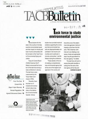 TACB Bulletin, Number 2, 1993