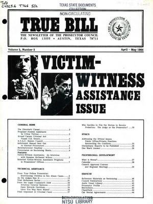 True Bill, Volume 5, Number 2, April-May 1984