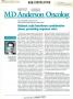 Journal/Magazine/Newsletter: MD Anderson OncoLog, Volume 37, Number 3, July-September 1992