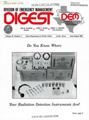 Primary view of object titled 'Division of Emergency Management Digest, Volume 37, Number 4, July-August 1991'.