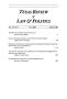 Thumbnail image of item number 3 in: 'Texas Review of Law and Politics, Volume 21, Number 1, Fall 2016'.