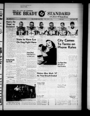 Primary view of object titled 'The Brady Standard and Heart O' Texas News (Brady, Tex.), Vol. 48, No. 51, Ed. 1 Friday, October 4, 1957'.