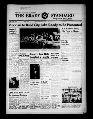 Primary view of The Brady Standard and Heart O' Texas News (Brady, Tex.), Vol. 48, No. 43, Ed. 1 Friday, August 2, 1957