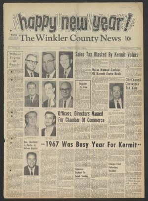 Primary view of object titled 'The Winkler County News (Kermit, Tex.), Vol. 31, No. 82, Ed. 1 Monday, January 1, 1968'.