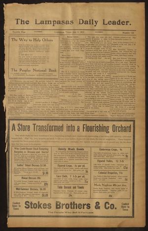 Primary view of object titled 'The Lampasas Daily Leader. (Lampasas, Tex.), Vol. 12, No. 106, Ed. 1 Thursday, July 8, 1915'.