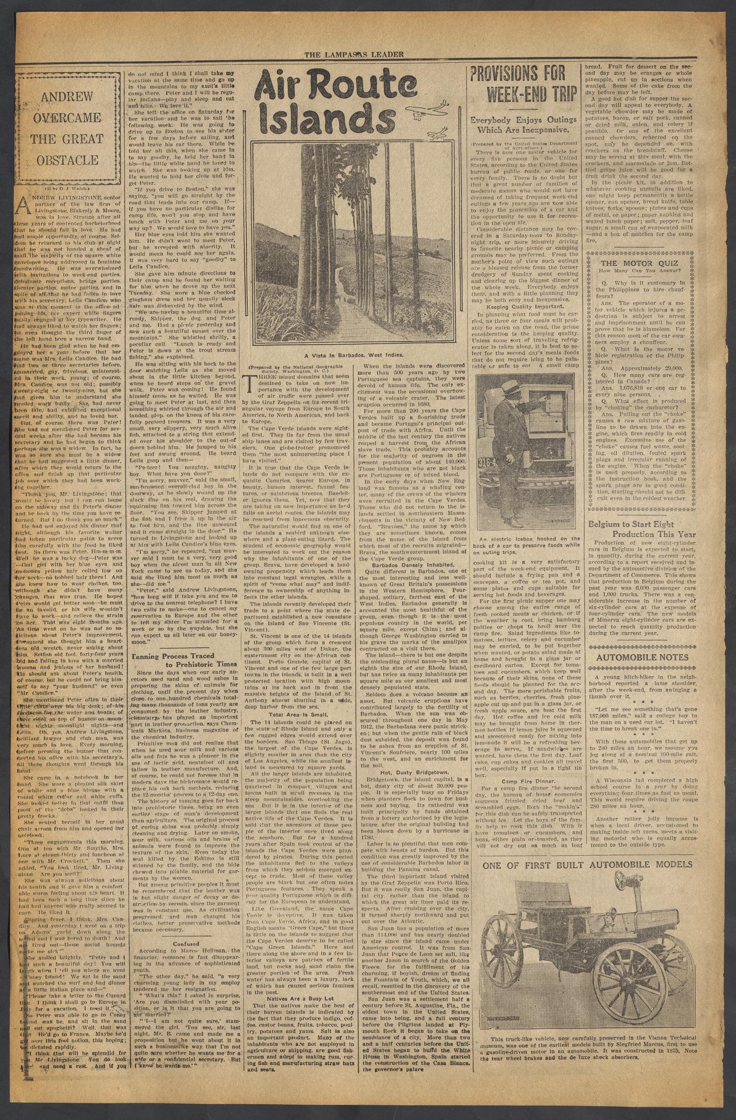 The Lampasas Daily Leader (Lampasas, Tex.), Vol. 27, No. 122, Ed. 1 Monday, July 28, 1930
                                                
                                                    [Sequence #]: 2 of 4
                                                