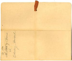Primary view of object titled 'Document pertaining to the case of The State of Texas vs. Charley Howard, cause no. 1890, 1887'.