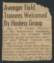 Primary view of [Clipping: Avenger Field Trainees Welcomed By Hostess Group]