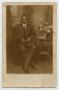 Thumbnail image of item number 1 in: '[Postcard Picturing a Seated African-American Man]'.