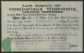 Primary view of [Law License for Thomas Middlebrook Willis]