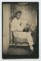 Photograph: [Photograph of Seated African-American Man]