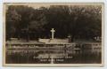 Postcard: [Postcard Picturing a Cross in Front of a Lake]