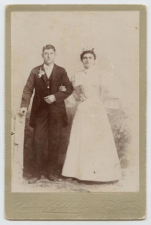 Primary view of object titled '[Photograph of a Married Couple]'.