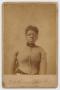 Photograph: [Portrait of a Young, Short-Haired, African American Woman]
