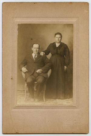 Primary view of object titled '[Portrait of a Seated Middle Aged Man and Woman]'.
