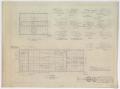 Thumbnail image of item number 1 in: 'Junior High School Additions Abilene, Texas: Roof Framing Plan'.