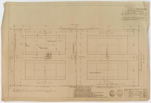Primary view of object titled 'High School Building Abilene, Texas: Court Layout'.