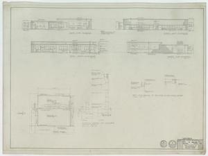 Primary view of object titled 'High School Cafeteria Abilene, Texas: Roof Plan & Building Elevation Directions'.