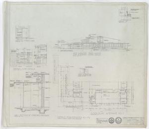 Primary view of object titled 'Junior High School Gymnasium Abilene, Texas: Various Sections'.