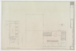 Primary view of object titled 'School District Warehouse, Abilene, Texas: Floor & Plot Plans'.