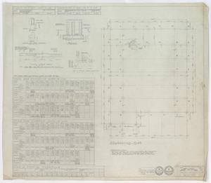 Primary view of object titled 'Junior High School Gymnasium Abilene, Texas: Foundation Plan'.