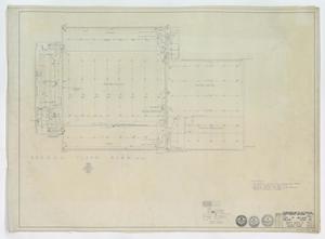 Primary view of object titled 'High School Gymnasium Abilene, Texas: Second Floor Plan'.