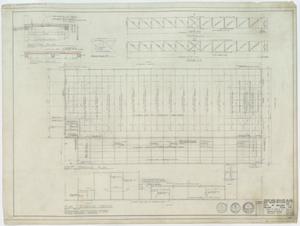 Primary view of object titled 'High School Cafeteria Abilene, Texas: Roof Framing Plan'.