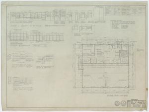 Primary view of object titled 'High School Cafeteria Abilene, Texas: Floor Plan - Cafeteria'.