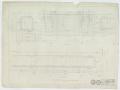 Technical Drawing: Sandefer Building, Abilene, Texas: Elevation of South Basement Wall