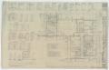 Technical Drawing: Elementary School Building, Abilene, Texas: Floor Plan & Door Schedule