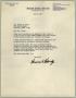 Primary view of [Letter from Senator Herman E. Talmadge to Eleanor Brown, June 6, 1977]