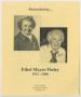 Pamphlet: [Program: Remembering Ethyl Meyer Finley 1921-2006]
