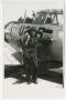 Thumbnail image of item number 1 in: '[Eleanor Brown with Plane #2]'.