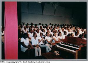 Primary view of object titled '[Christmas/Kwanzaa Concert Photograph UNTA_AR0797-136-08-07]'.