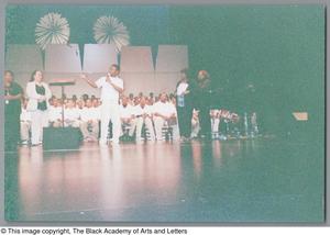 Primary view of object titled '[Christmas/Kwanzaa Concert Photograph UNTA_AR0797-136-08-11]'.