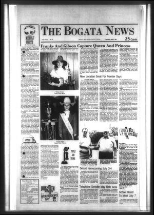 Primary view of object titled 'The Bogata News (Bogata, Tex.), Vol. 76, No. 40, Ed. 1 Thursday, July 2, 1987'.