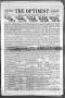 Thumbnail image of item number 1 in: 'The Optimist (Abilene, Tex.), Vol. 7, No. 6, Ed. 1, Thursday, January 8, 1920'.