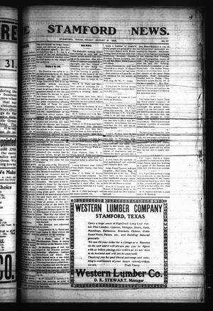 Primary view of object titled 'The Stamford News. (Stamford, Tex.), Vol. [7], No. 27, Ed. 1 Friday, August 31, 1906'.