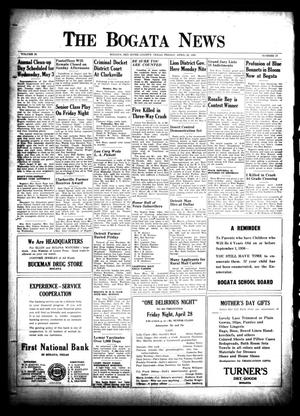 Primary view of object titled 'The Bogata News (Bogata, Tex.), Vol. 38, No. 27, Ed. 1 Friday, April 28, 1950'.