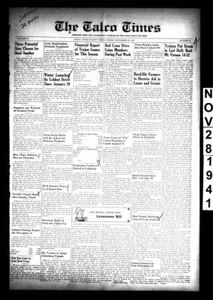 Primary view of object titled 'The Talco Times (Talco, Tex.), Vol. 6, No. 42, Ed. 1 Friday, November 28, 1941'.