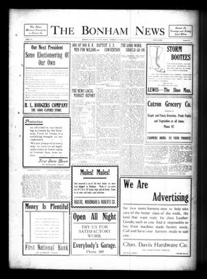 Primary view of object titled 'The Bonham News (Bonham, Tex.), Vol. 51, No. 55, Ed. 1 Tuesday, October 31, 1916'.