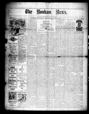 Primary view of object titled 'The Bonham News. (Bonham, Tex.), Vol. 31, No. 42, Ed. 1 Friday, March 19, 1897'.