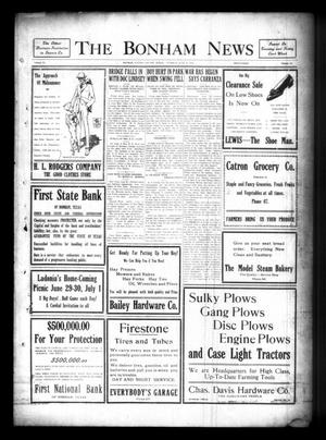 Primary view of The Bonham News (Bonham, Tex.), Vol. 51, No. 19, Ed. 1 Tuesday, June 27, 1916