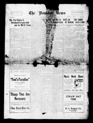 Primary view of object titled 'The Bonham News (Bonham, Tex.), Vol. 56, No. 102, Ed. 1 Tuesday, May 2, 1922'.