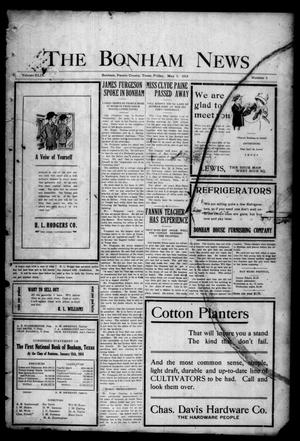 Primary view of object titled 'The Bonham News (Bonham, Tex.), Vol. 49, No. 3, Ed. 1 Friday, May 1, 1914'.