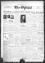 Thumbnail image of item number 1 in: 'The Optimist (Abilene, Tex.), Vol. 26, No. 1, Ed. 1, Thursday, September 15, 1938'.